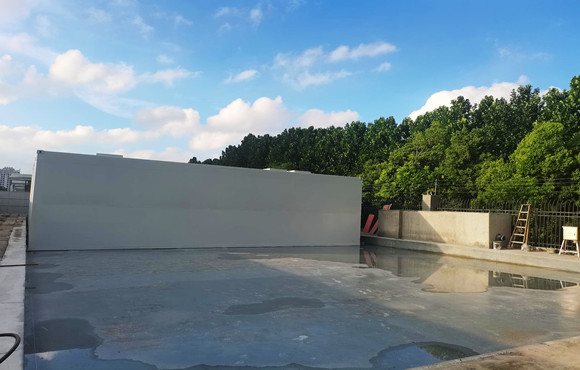 通威太陽能1500噸生活污水處理項目進入安裝階段