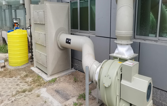 安科生物生產廢氣處理項目進入安裝階段