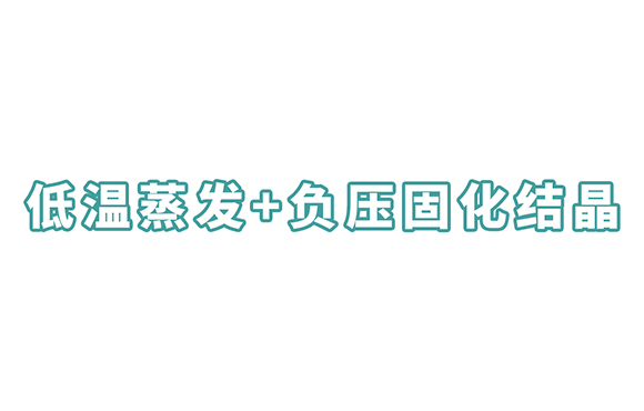 低溫蒸發(fā)+負(fù)壓固化結(jié)晶